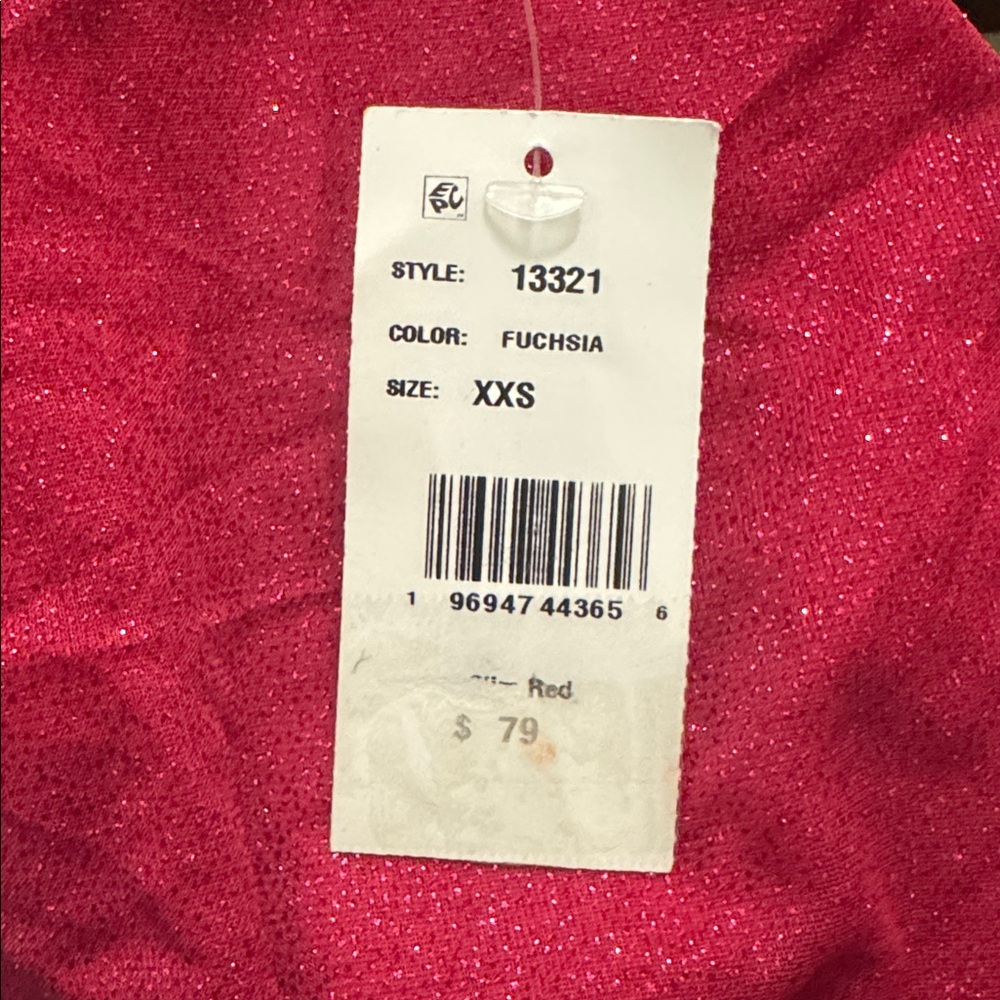 Jump Apparel Ruched One-Shoulder Midi Dress Pink NWT Prom Formal Occasion Party - Picture 10 of 13
